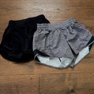 Bundle of 2 Lululemon Hotty Hot Shorts